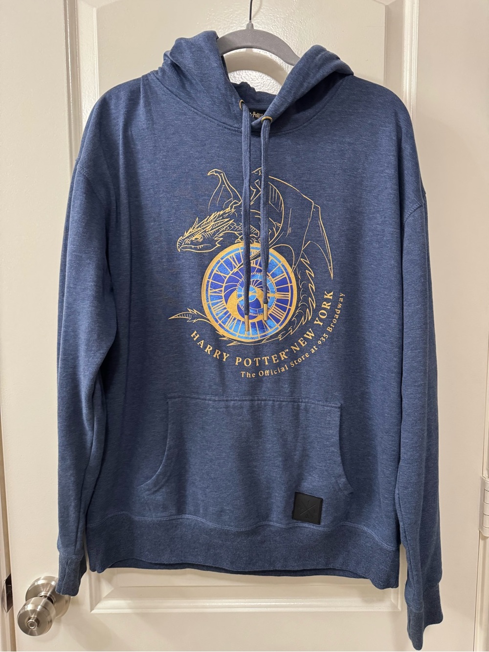 Warner Bros. Harry Potter New York Blue Graphic Hoodie Sweatshirt